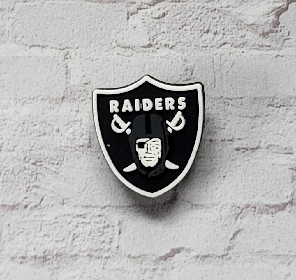 NFL Oakland Raiders Las Vegas Raiders Croc Charms NEW 10 Pieces