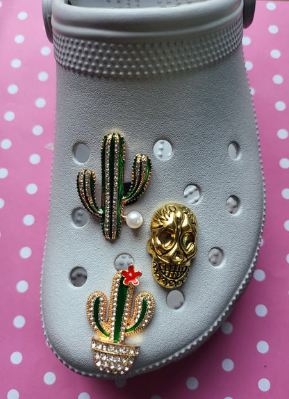 Bling Shoe Charms Metal Accessory