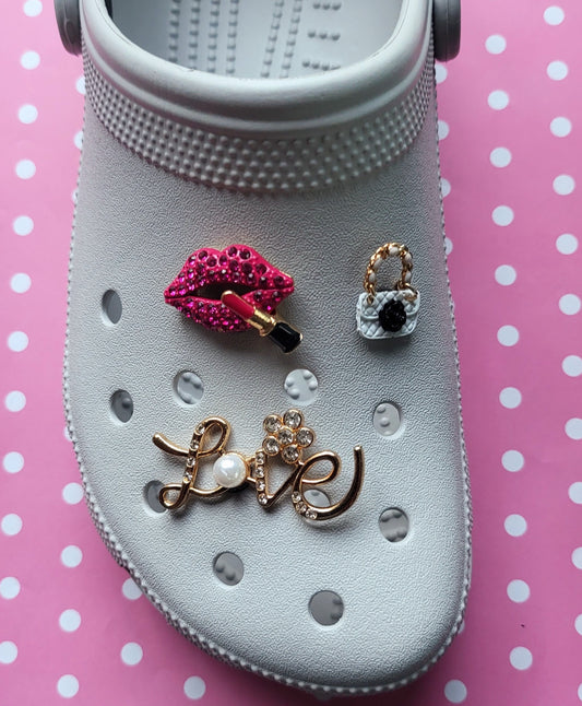 Bling Shoe Charms Metal Accessory