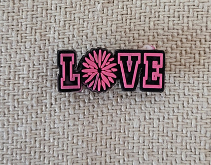 Cheer Shoe Charms for Croc Shoes & Bracelet Jibbitz Mom Cheer