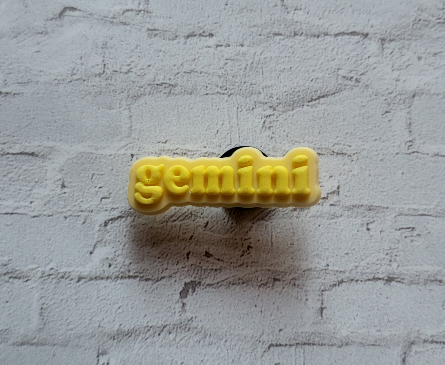 Printed Zodiac Name Shoe Charms