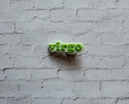 Printed Zodiac Name Shoe Charms