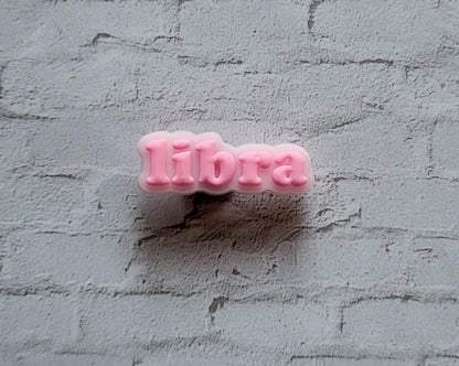 Printed Zodiac Name Shoe Charms