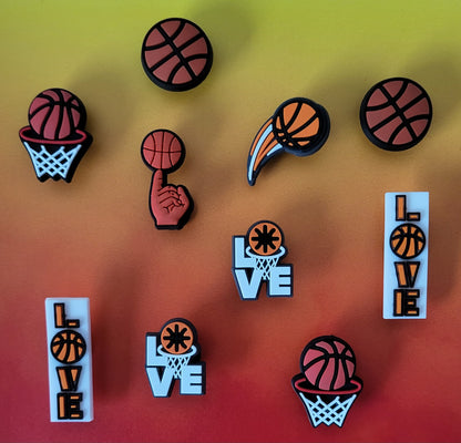 Basketball Hoops Shoe Charms for Shoes & Bracelets
