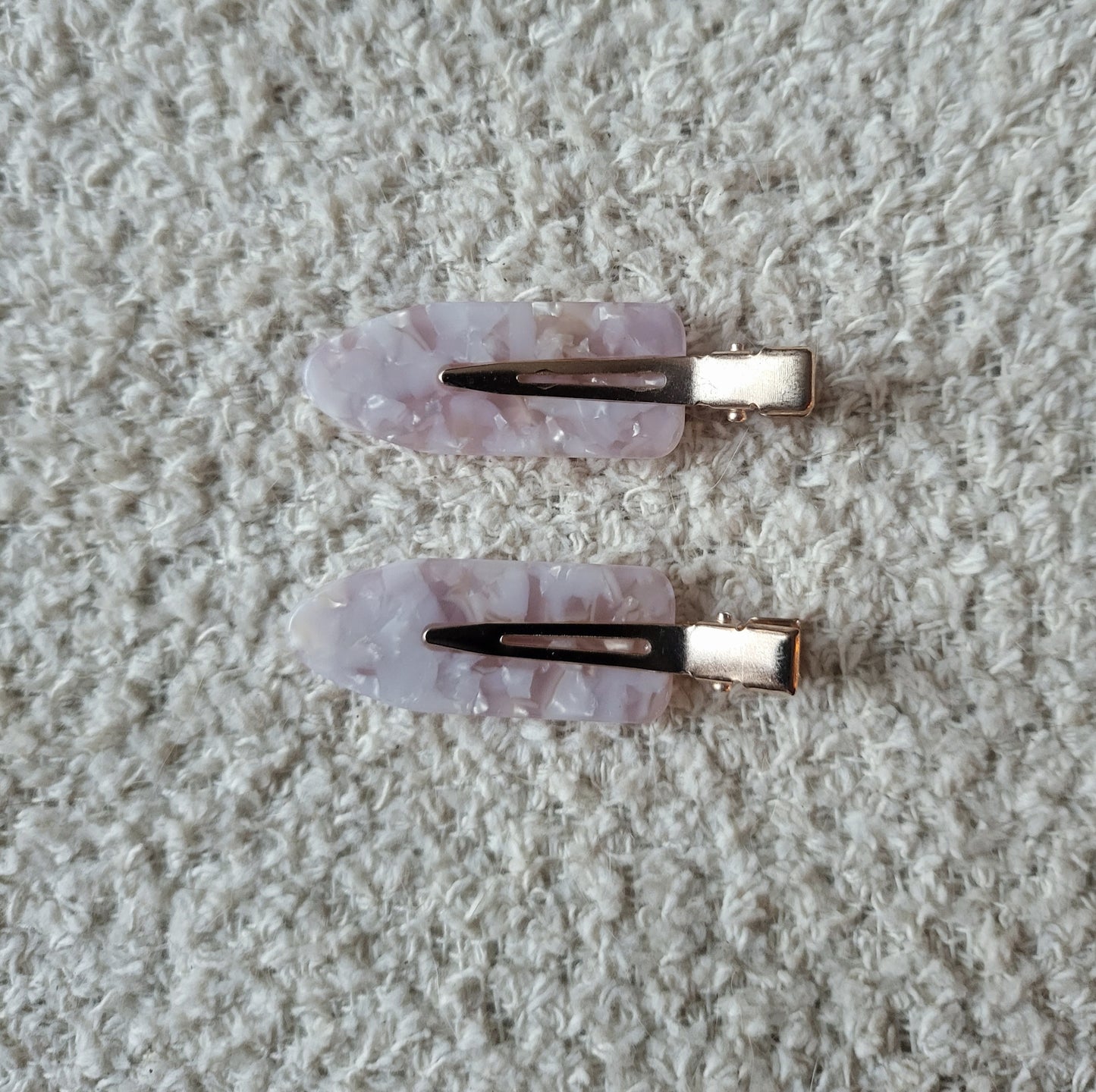 Hair Clips 2 Piece Sets for Styling, Acrylic Resin, Hairstyle Accessory Gift Ideas