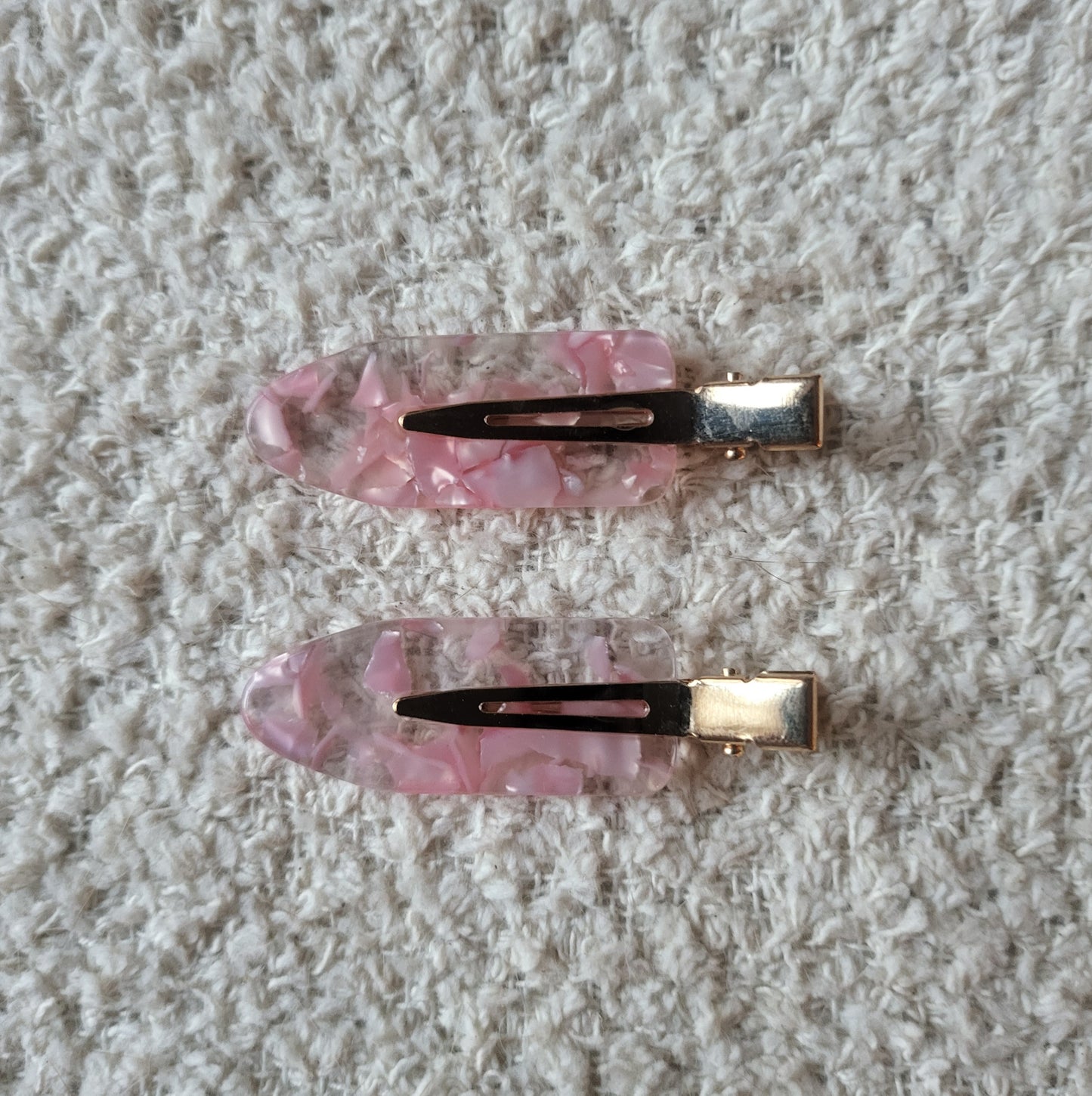 Hair Clips 2 Piece Sets for Styling, Acrylic Resin, Hairstyle Accessory Gift Ideas
