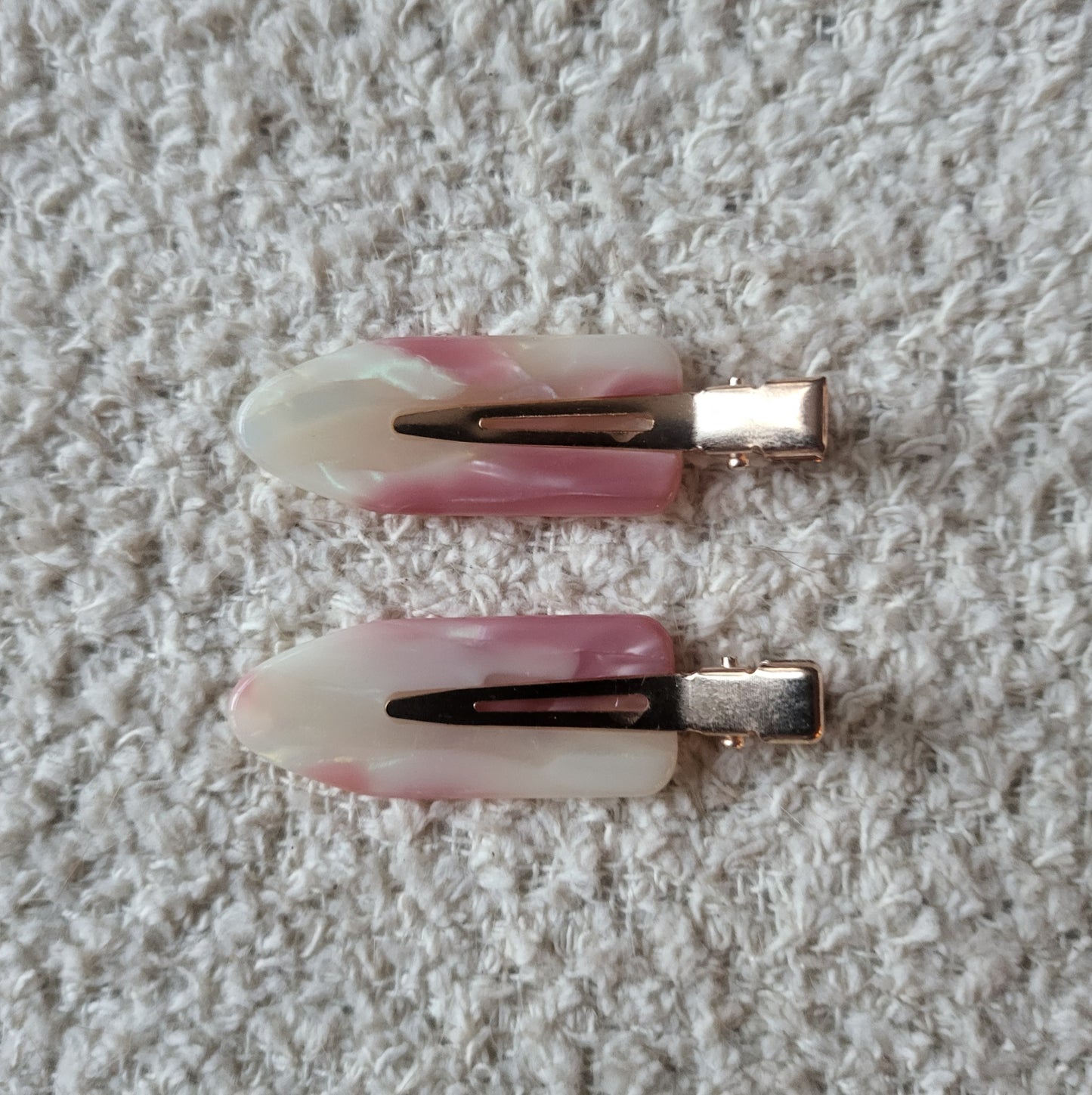 Hair Clips 2 Piece Sets for Styling, Acrylic Resin, Hairstyle Accessory Gift Ideas