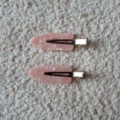 Hair Clips 2 Piece Sets for Styling, Acrylic Resin, Hairstyle Accessory Gift Ideas