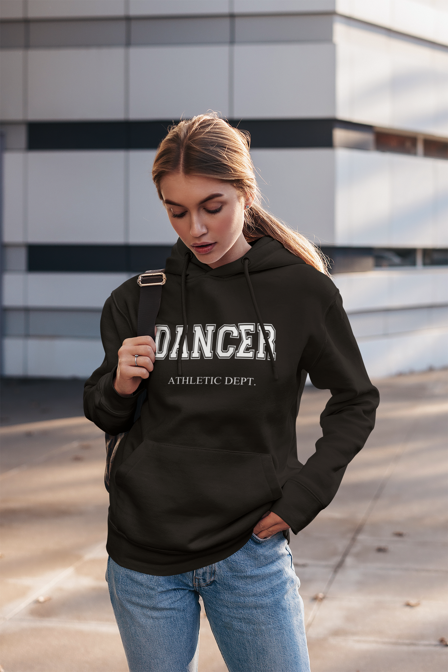 Varsity Letter Printed Dance Hoodie, Modern Dance, Ballroom Dance Gift Idea