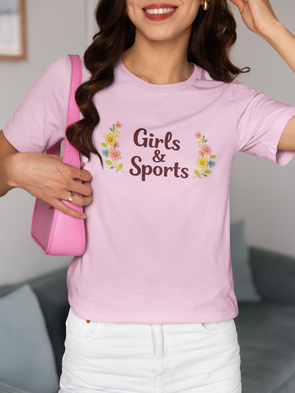 Girls & Sports "Her Sport. Her Space." Save Women's Sports Tee