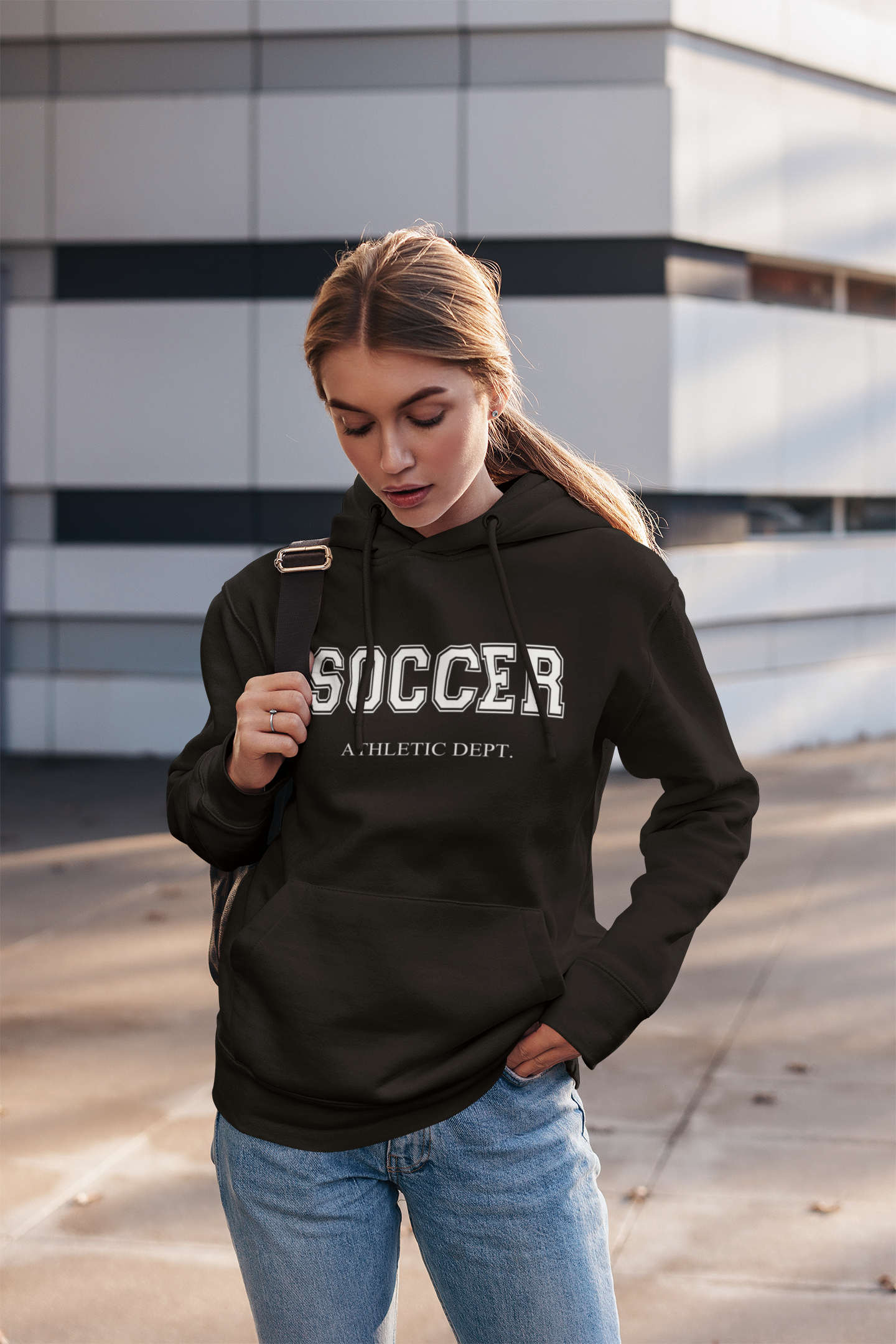 Varsity Letter Printed Soccer, Goalie Team Hoodie