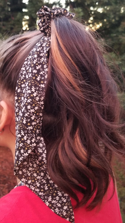 Scrunchie Scarf Tail for Girls Women, Hair Accessory