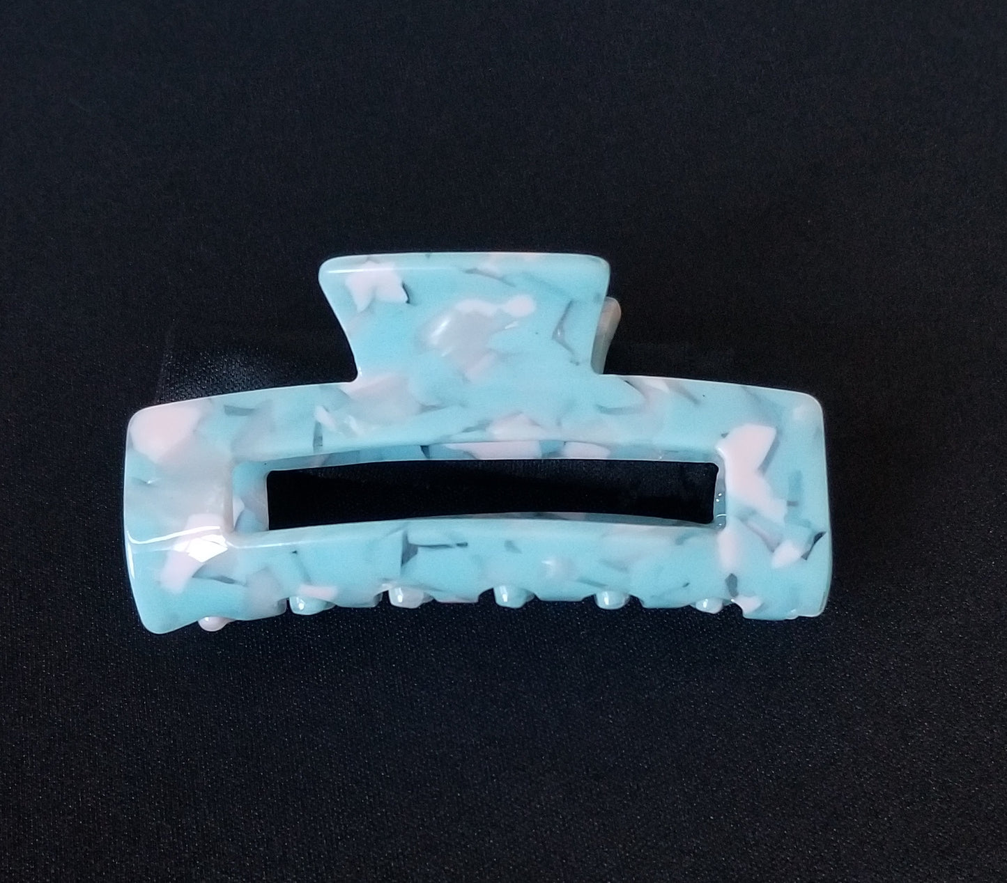 Large 3.1" Hollow Celluloid Acetate Claw Tortoise Hair Clip for Girls Women