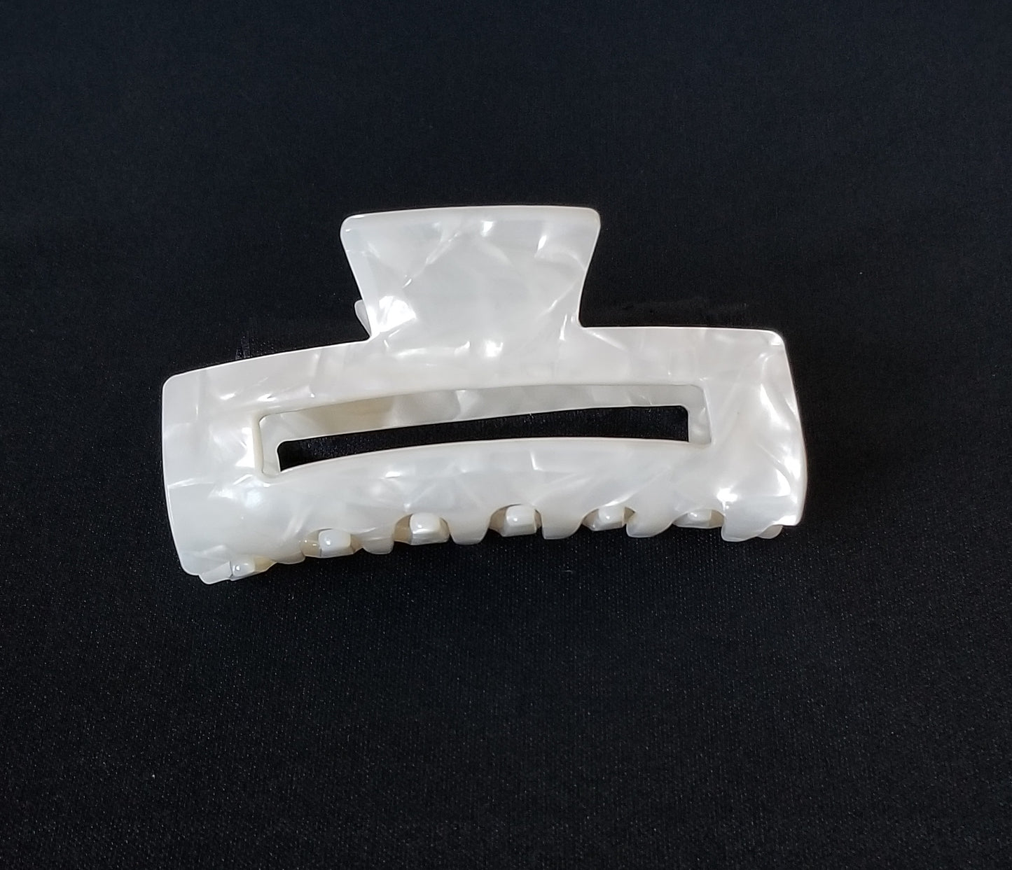 Large 3.1" Hollow Celluloid Acetate Claw Tortoise Hair Clip for Girls Women