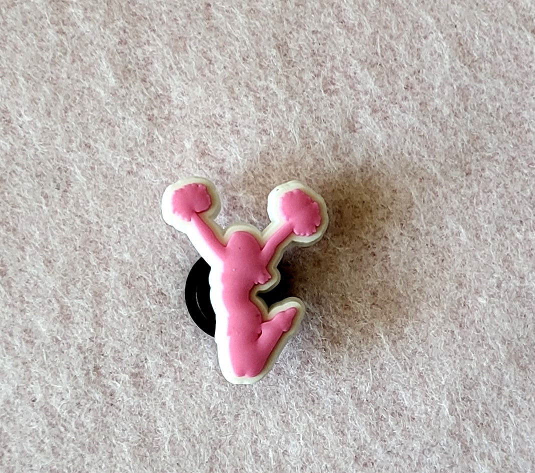Cheer Shoe Charms for Croc Shoes & Bracelet Jibbitz Mom Cheer