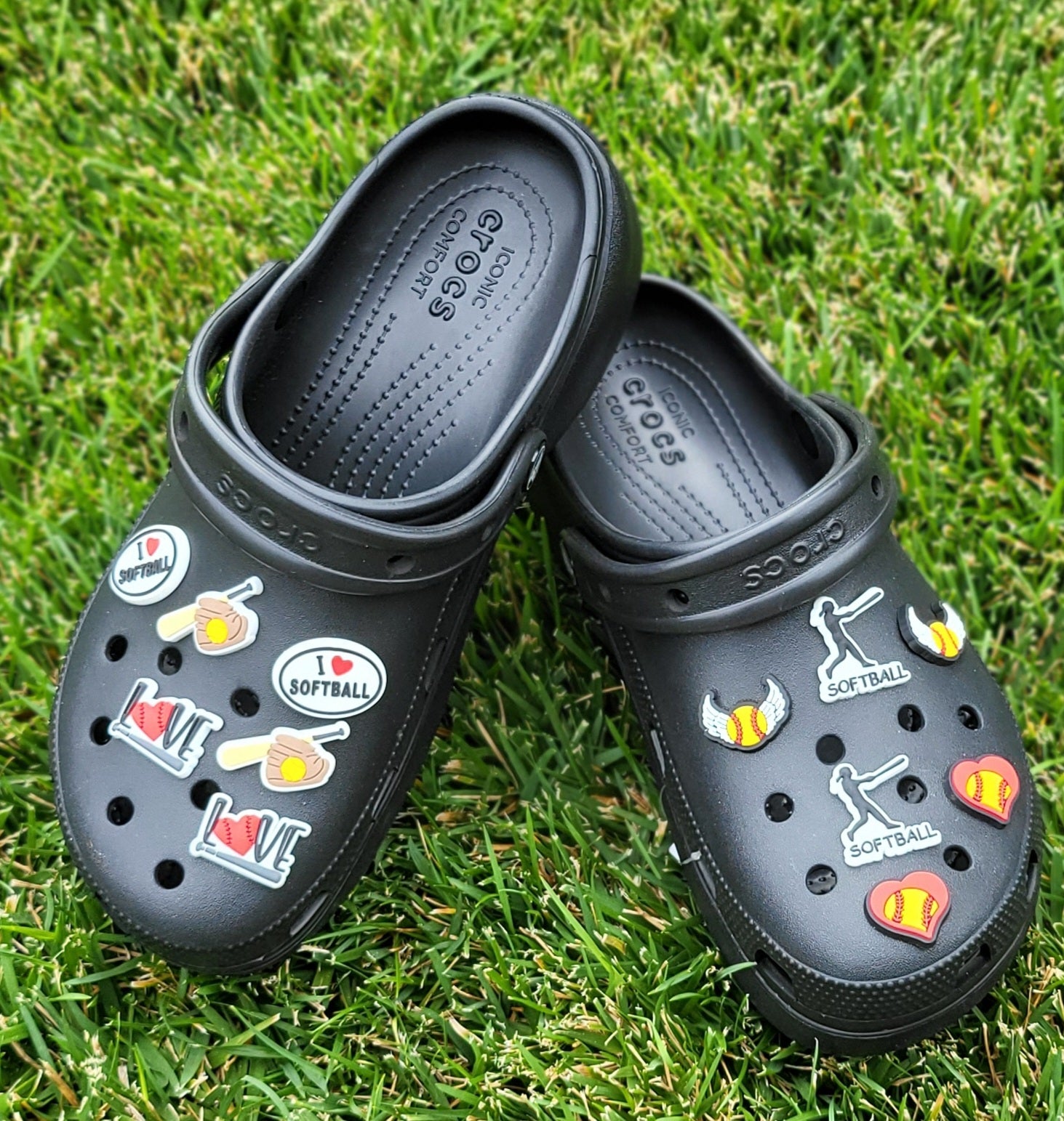 Softball/ Baseball Shoe Charms for Croc Shoes & Bracelet Jibbitz