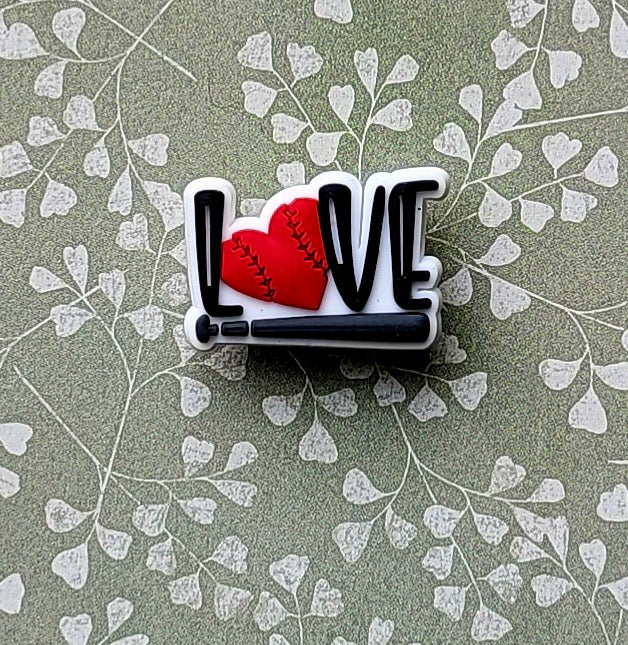 Softball/ Baseball Shoe Charms for Croc Shoes & Bracelet Jibbitz