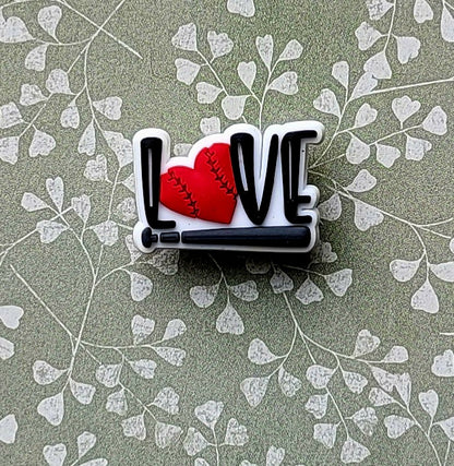 Softball/ Baseball Shoe Charms for Croc Shoes & Bracelet Jibbitz