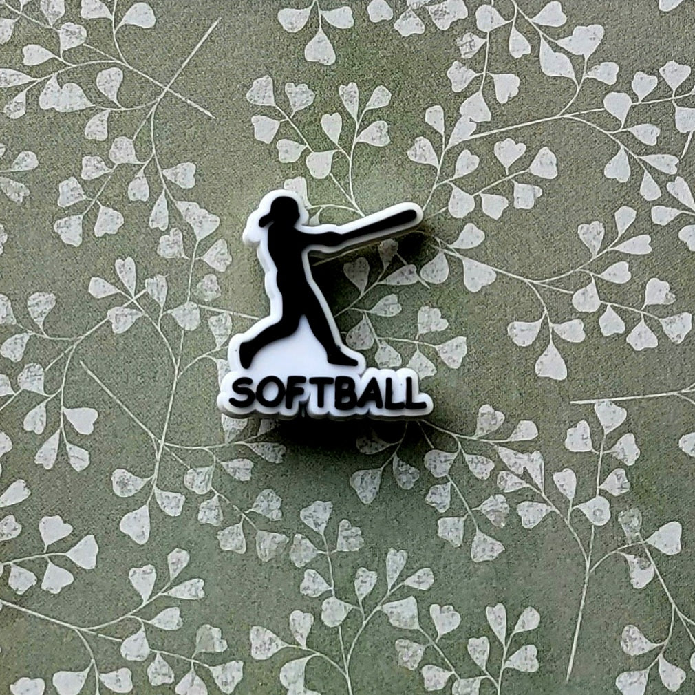 Softball/ Baseball Shoe Charms for Croc Shoes & Bracelet Jibbitz