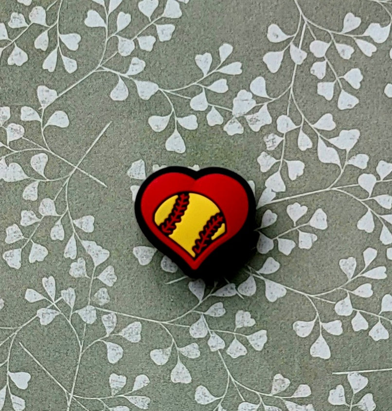 Softball/ Baseball Shoe Charms for Croc Shoes & Bracelet Jibbitz