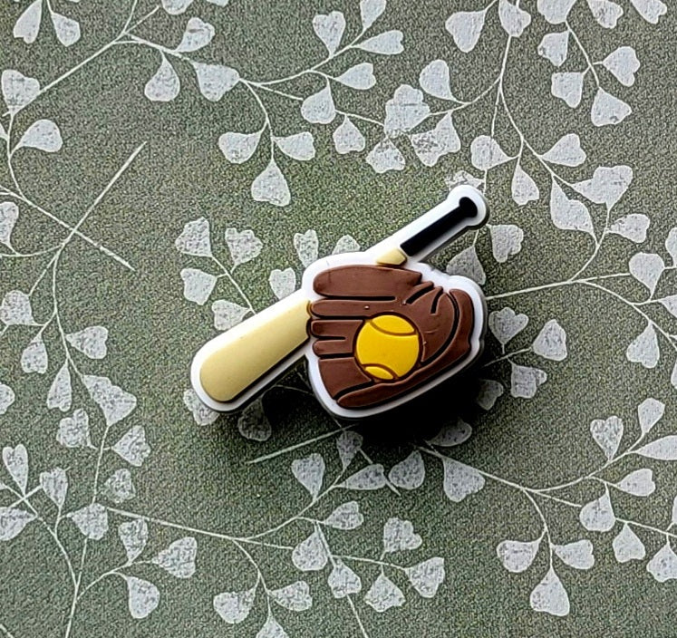 Softball/ Baseball Shoe Charms for Croc Shoes & Bracelet Jibbitz