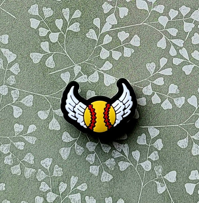 Softball/ Baseball Shoe Charms for Croc Shoes & Bracelet Jibbitz