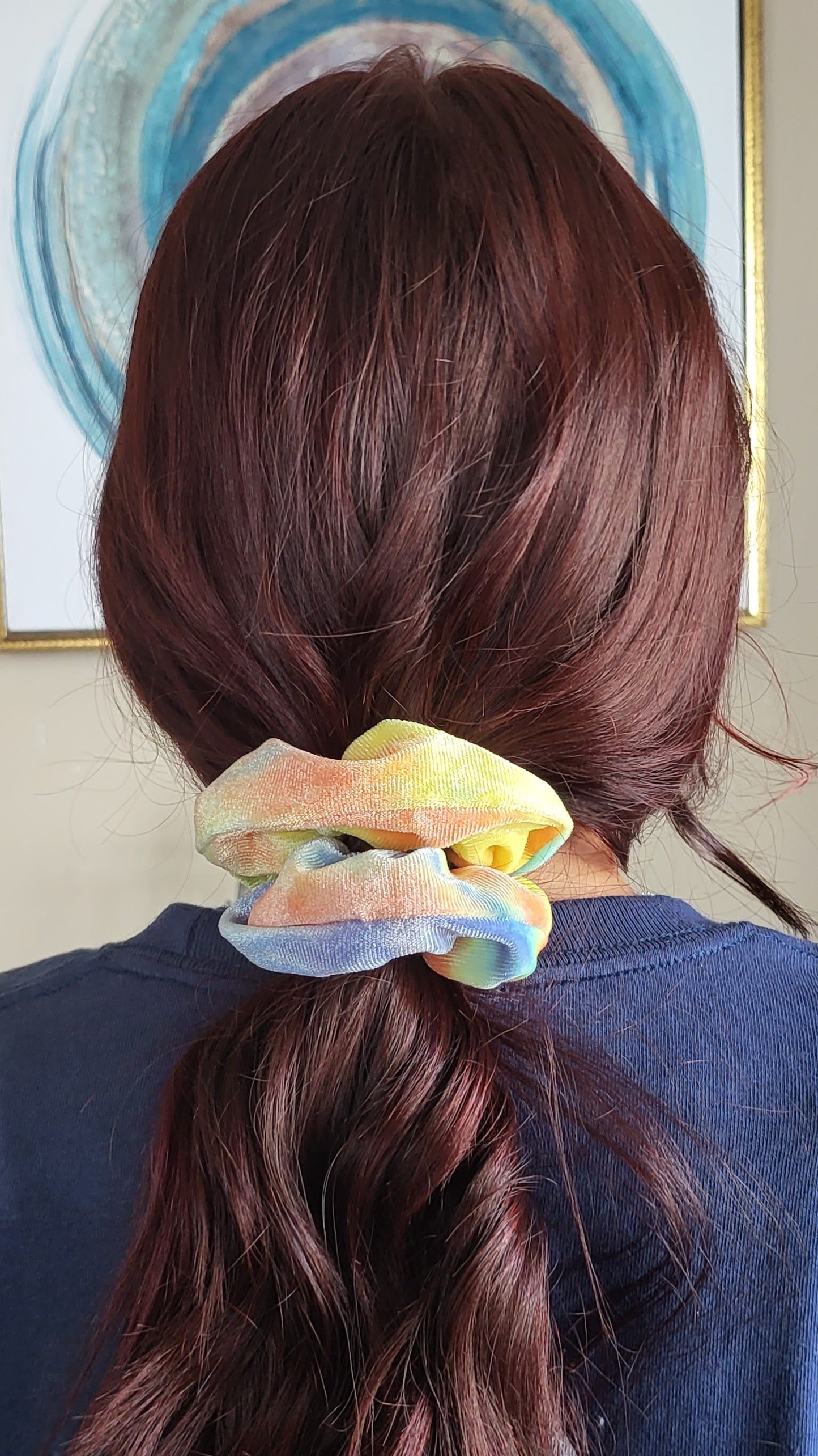 Secret Pocket Scrunchie Hidden Zipper Soft Hair Tie for Girls Women