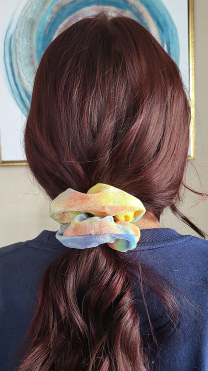 Secret Pocket Scrunchie Hidden Zipper Soft Hair Tie for Girls Women