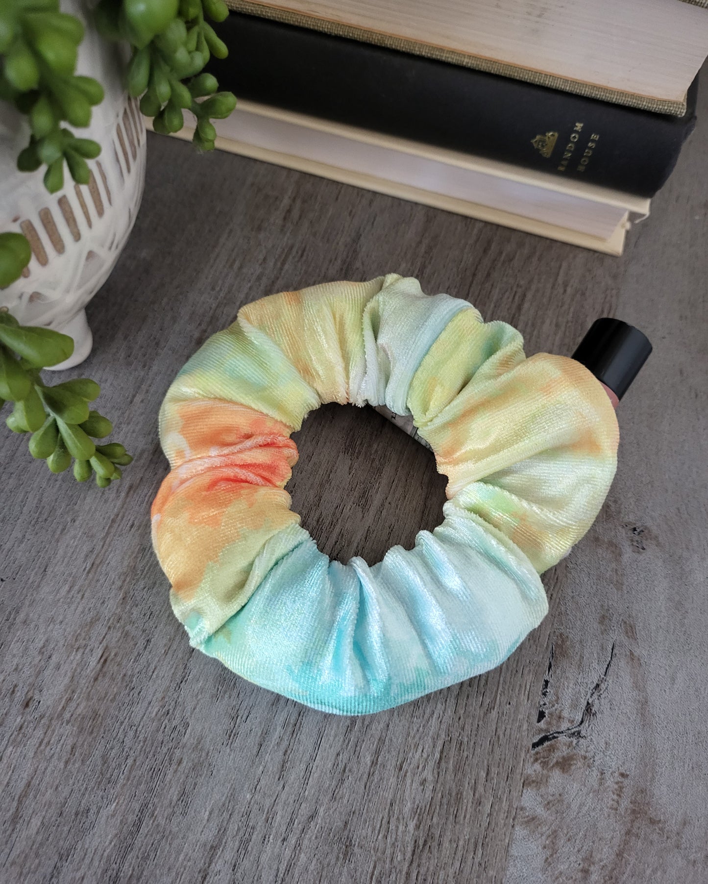 Secret Pocket Scrunchie Hidden Zipper Soft Hair Tie for Girls Women