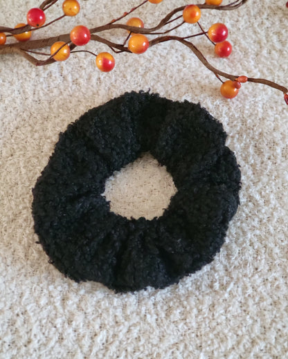 Faux Sherpa Fall Winter Scrunchies Teddy Bear Scrunchies Hair Accessories