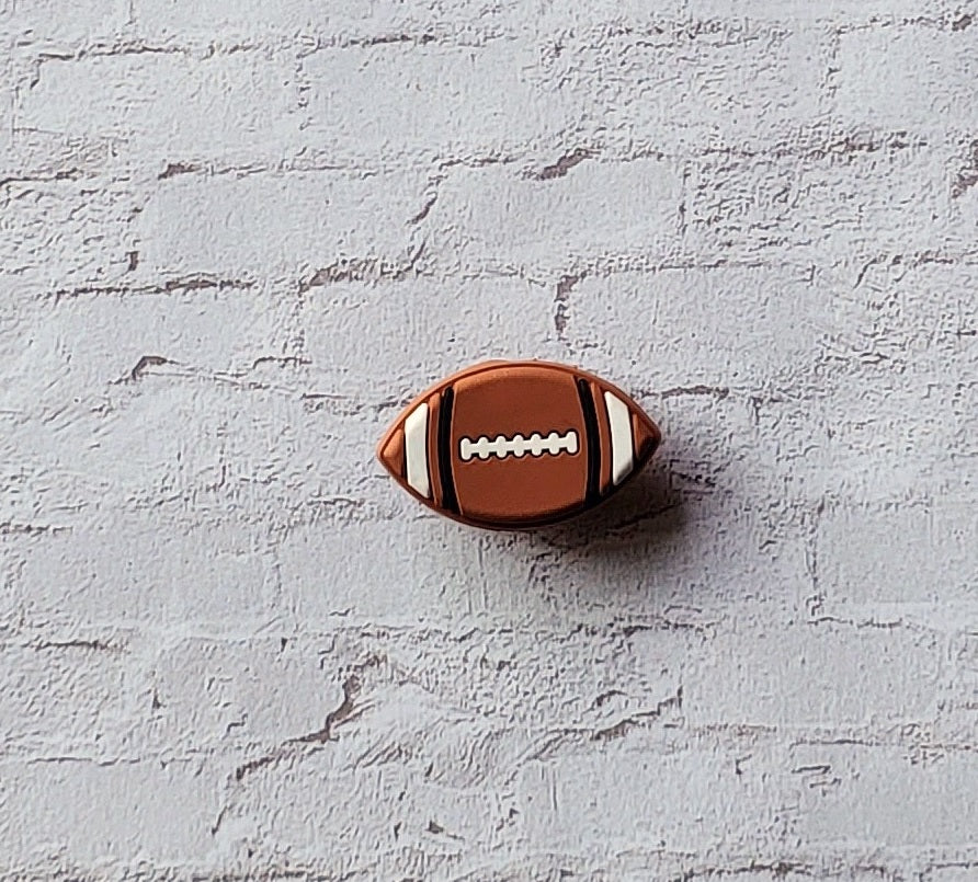 Raiders Logo Shoe Charm & Football Charm for Crocs & Bracelet Jibbitz