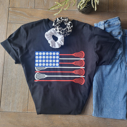 Lacrosse Girls Women T-Shirt Lacrosse Season Lacrosse Game Day