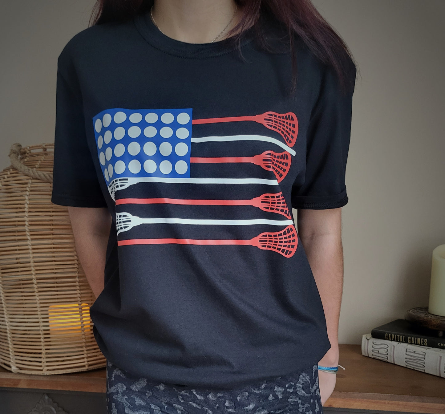 Lacrosse Girls Women T-Shirt Lacrosse Season Lacrosse Game Day