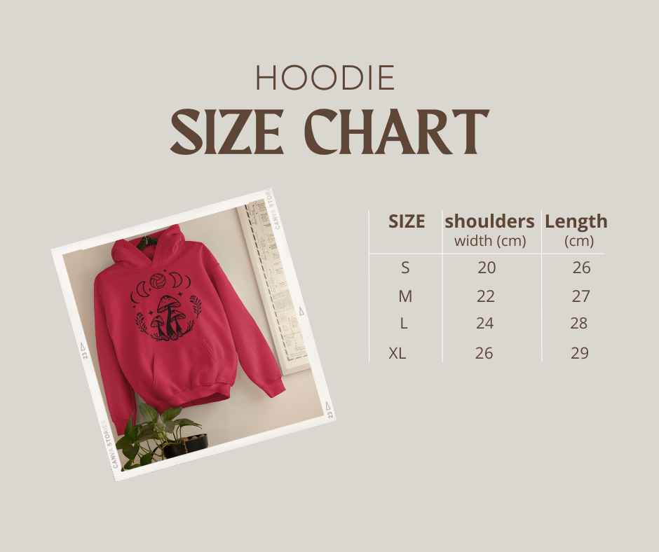 Boho Volleyball Mushroom Graphic Hoodie for Girls Women, Lunar Beach Volley