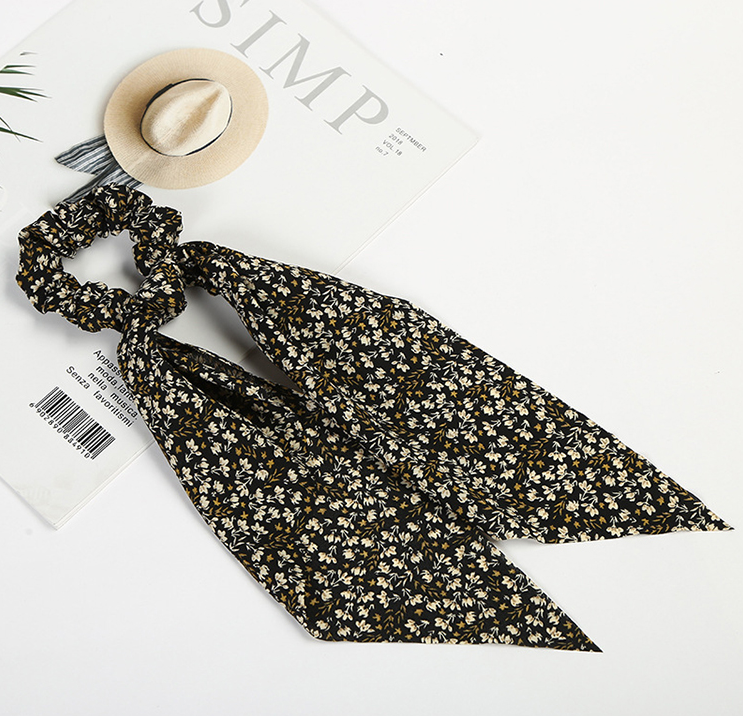 Scrunchie Scarf Tail for Girls Women, Hair Accessory