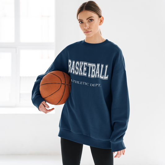 Varsity Athletic Department Basketball Sweatshirt Unisex, Christmas Idea, Team Sport